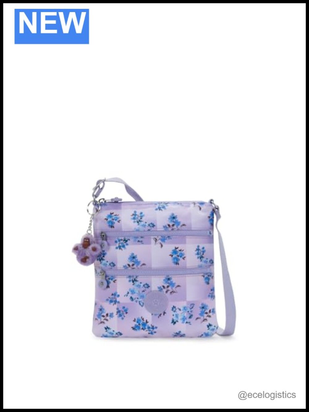 Kipling Keiko Mini Crossbody Bag Lightweight Nylon Adjustable Strap Shoulder